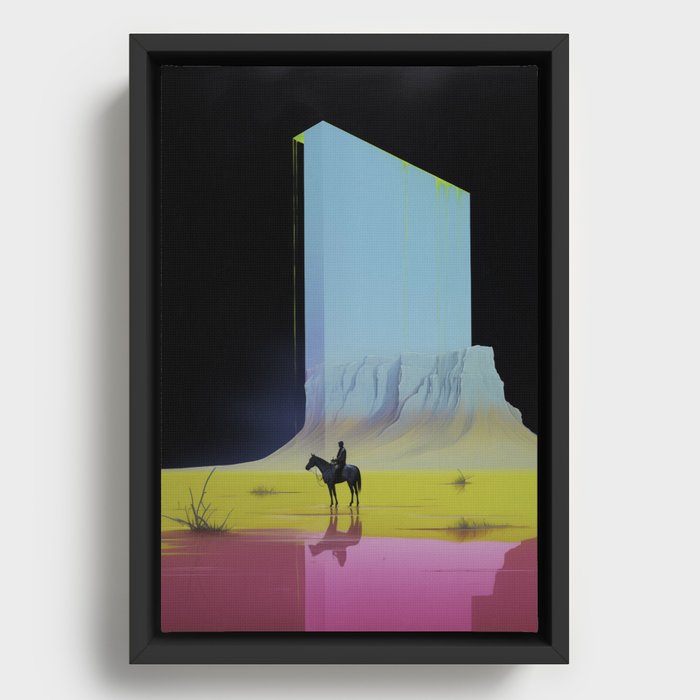 Neon West - S3 - 03 Framed Canvas