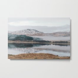 Glencoe, Scotland Metal Print | Winter, Mountains, Scotland, Snow, Digital, Landscape, Glencoe, Scottish, Color, Photo 