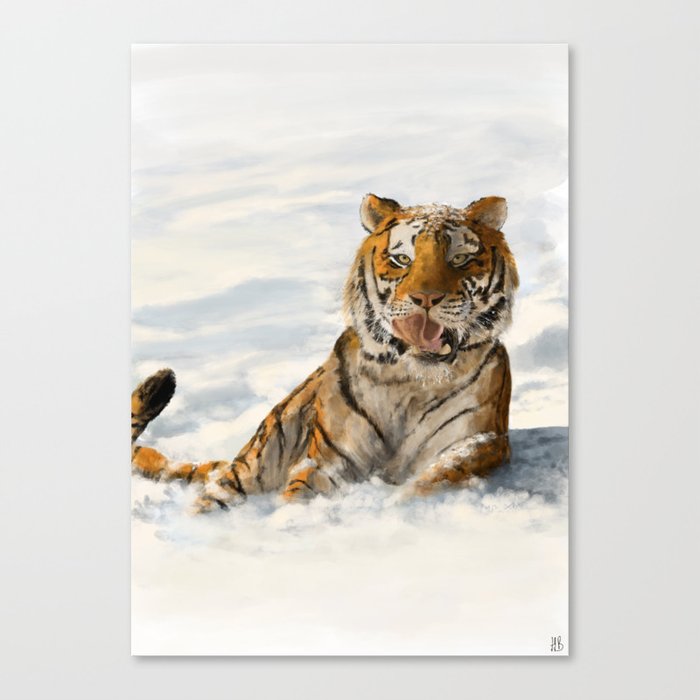 Siberian Tiger Canvas Print