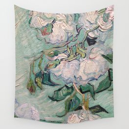 CLASSICS | VAN GOGH - White Roses | Close up Wall Tapestry
