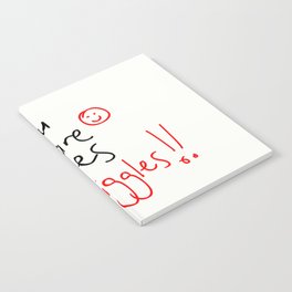 All You Need Are Giggles And Squiggles - Fun, Inspirational Quote Notebook