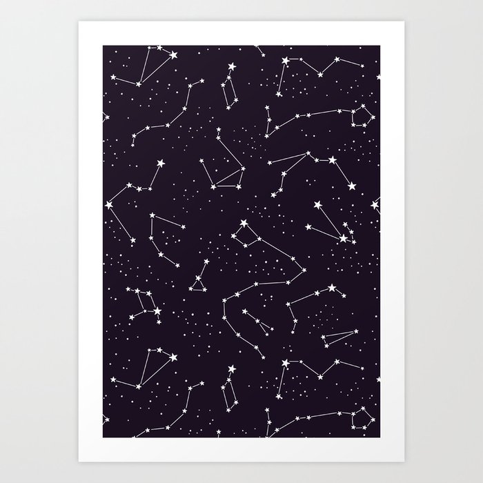 constellations pattern Kunstdrucke