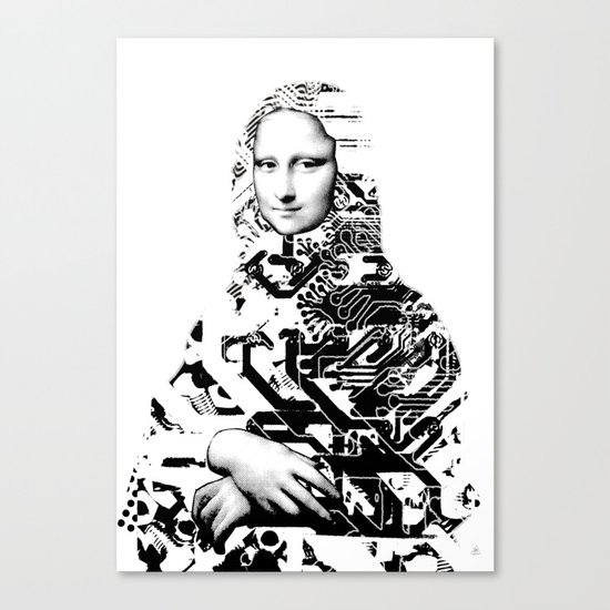 Mona Lisa Platina 1 Canvas Print