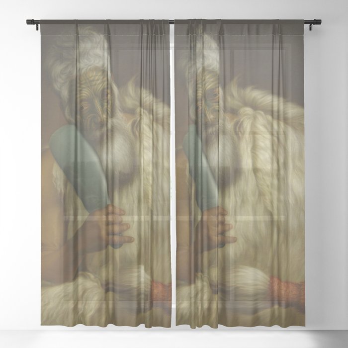Wiremu Kingi by Gottfried Lindauer Sheer Curtain