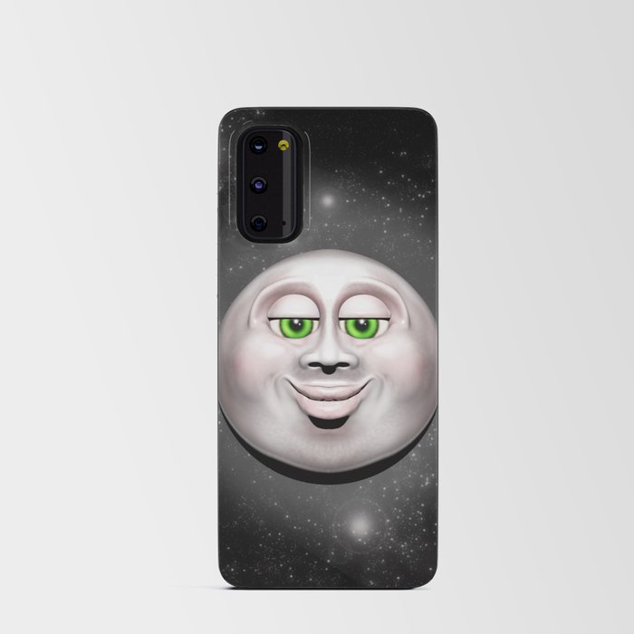Full Moon Smiling Face 3D  Android Card Case