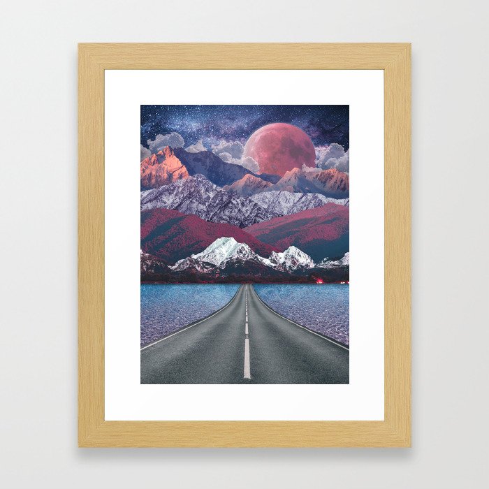 Highway To Our Futures  Framed Art Print