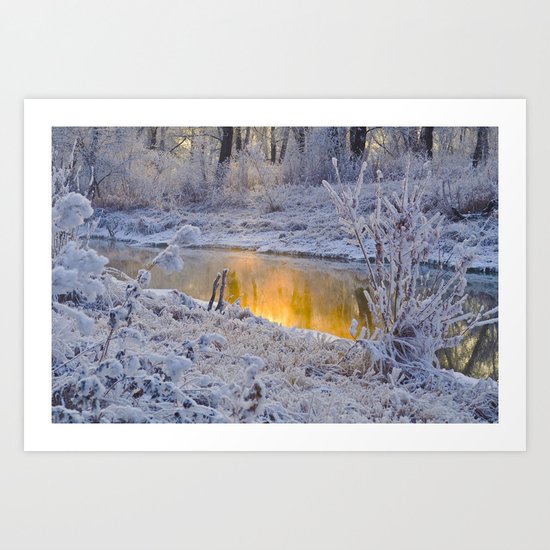 It's Gold Outside Art Print