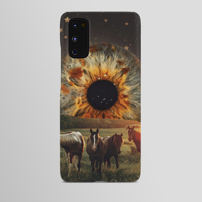 Night in the countryside Android Case