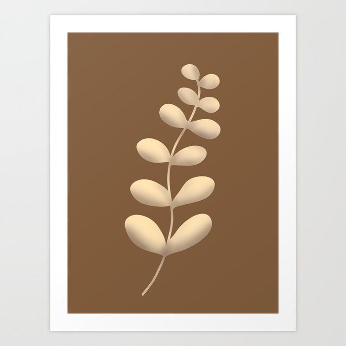 Minimal plant #3 Art Print