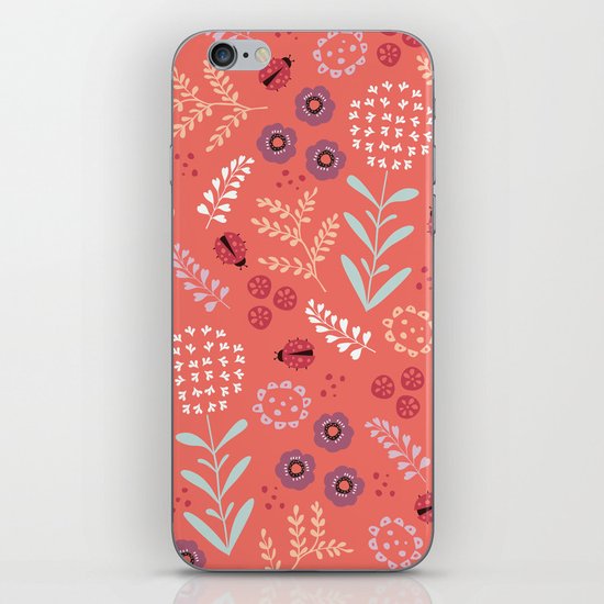 Little Ladybugs iPhone & iPod Skin