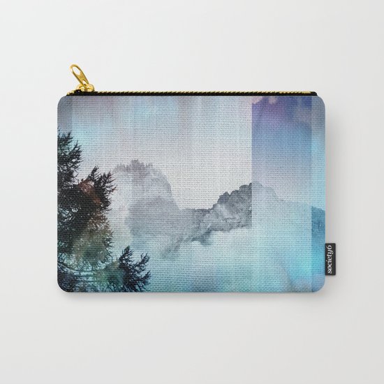 Boreal Lights on the Mountains Carry-All Pouch