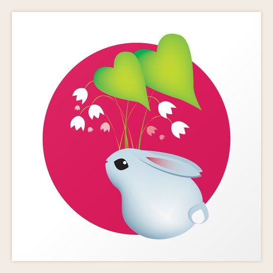 Spring Bunny Art Print