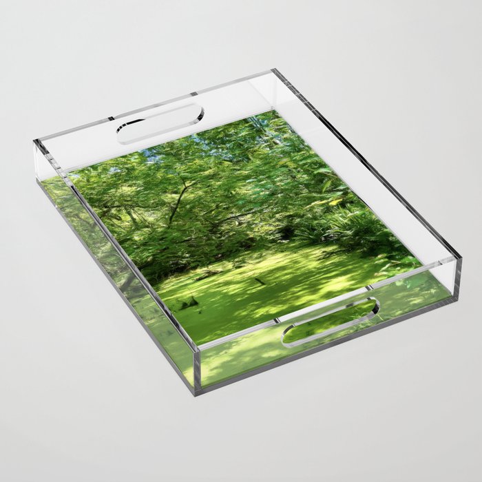 The Pond Moss Green Acrylic Tray