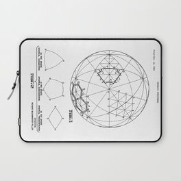 Buckminster Fuller 1961 Geodesic Structures Patent Laptop Sleeve