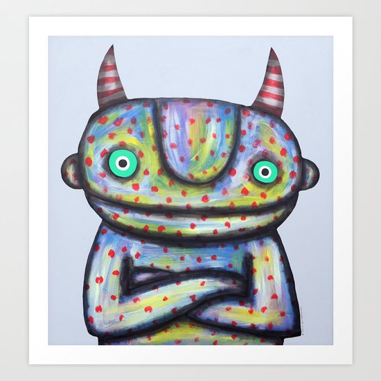 Devil with Good Intentions Art Print