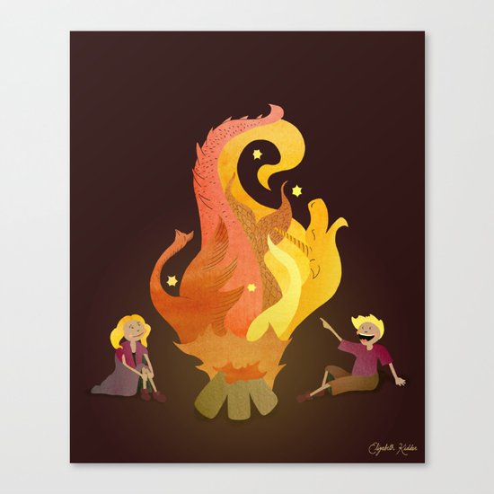 Campfire Magic Canvas Print