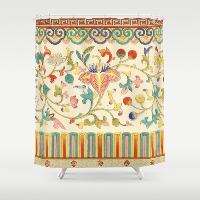 Owen Jones-William Morris Shower Curtain