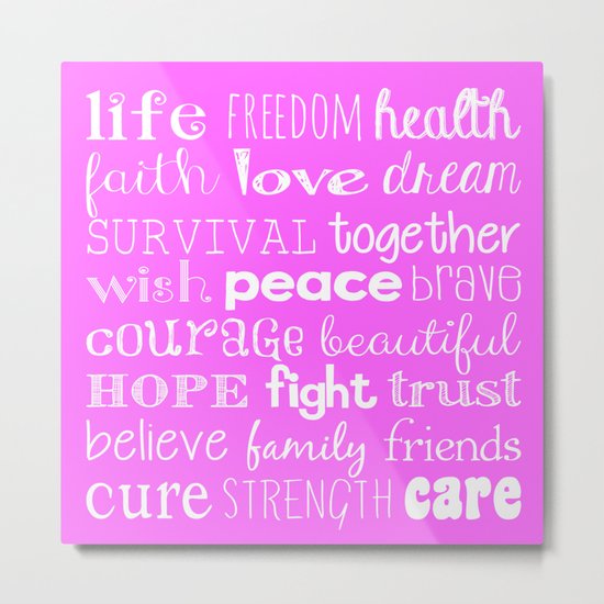 Breast Cancer 2015 Metal Print