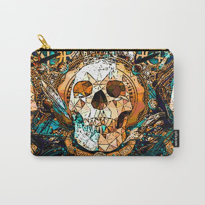 Old Skull Carry-All Pouch
