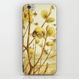 Bees, Vintage Style iPhone Skin
