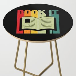 Book It Vintage Bookworm Side Table