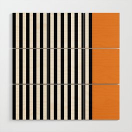 Liquorice allsorts, orange Wood Wall Art