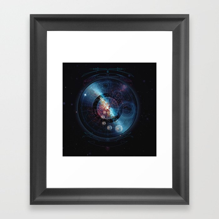 Space Music Framed Art Print