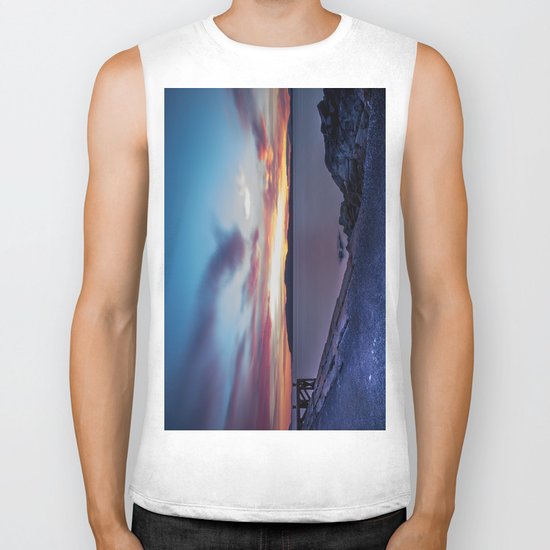 Glorious Blue Night Biker Tank