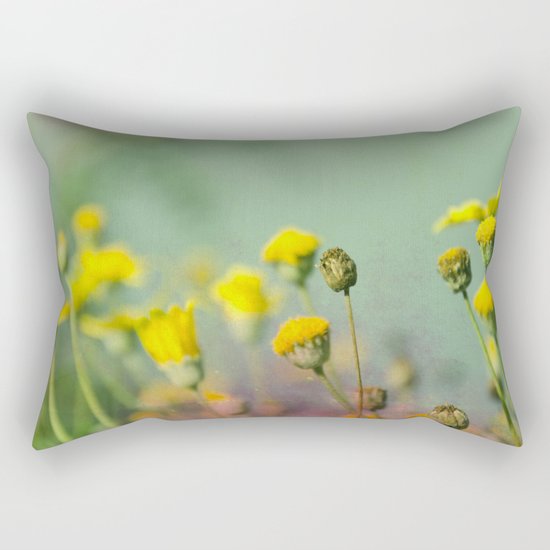 Yellow nostalgia Rectangular Pillow