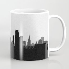 City Skylines: Miami Coffee Mug | Cityscape, Miami, Travel, Tourism, Florida, Tower, Landscape, Poster, Urban, Map 