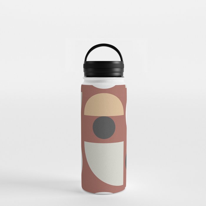 Classic geometric arch circle composition 23 Water Bottle
