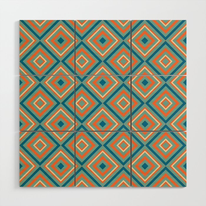 retro 70s classic / 70s Wood Wall Art