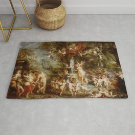 The Feast of Venus by Peter Paul Rubens Area & Throw Rug