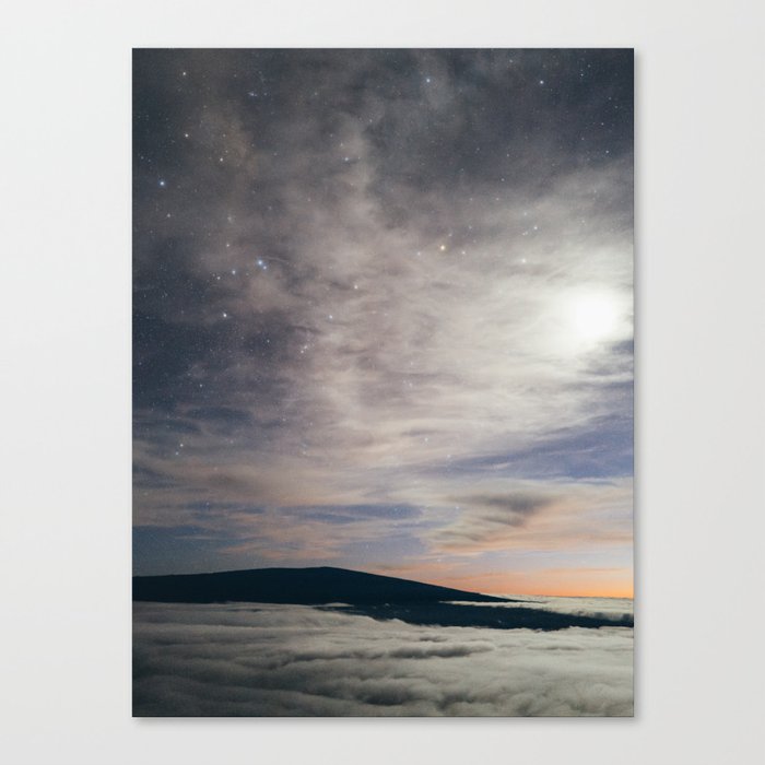 The Stars over Mauna Loa Canvas Print