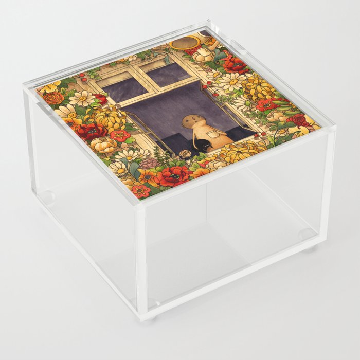 Flower Garden Acrylic Box