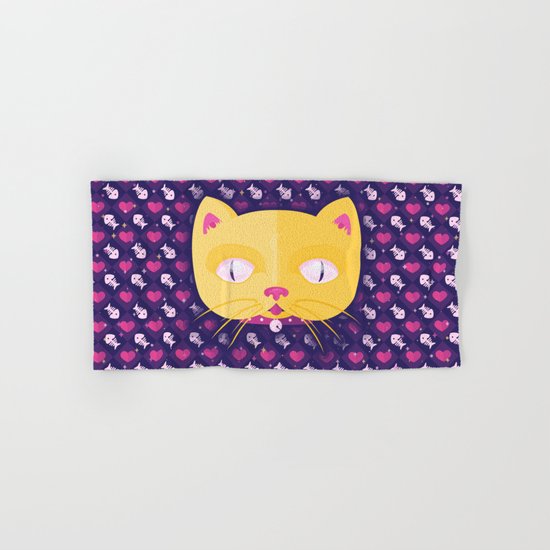 Silly Kitty Hand & Bath Towel