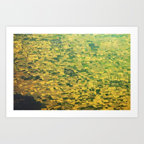 view down - India Art Print