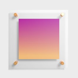 PURPLE SUNSET OMBRE COLORS  Floating Acrylic Print