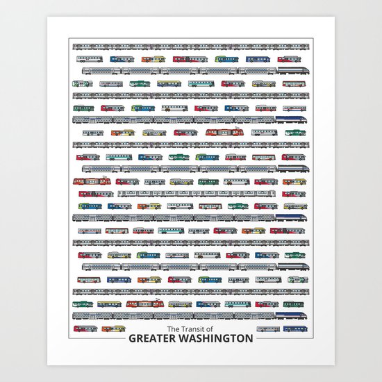 The Transit of Greater Washington Art Print