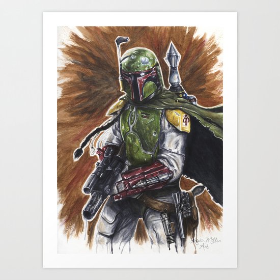 Boba Fett Art Print
