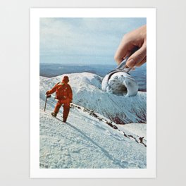 Ice Cream Mountain II - Cookies & Cream Art Print