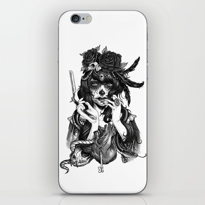 Day of the Death - tattoo design iPhone Skin
