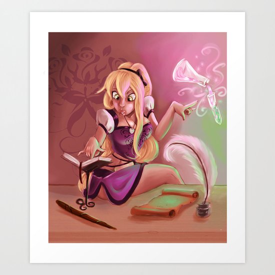 Little Witch Art Print