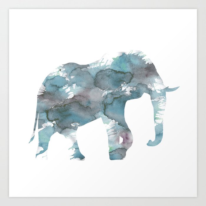 Discover the motif ELEPHANT by Andreas Lie as a print at TOPPOSTER