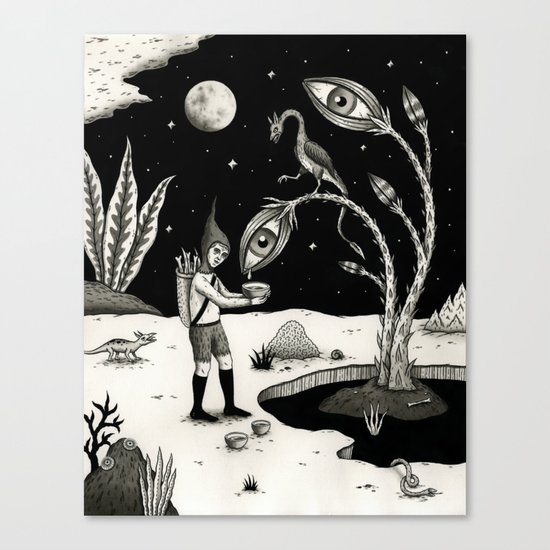 Lucrative Lachrymation Canvas Print