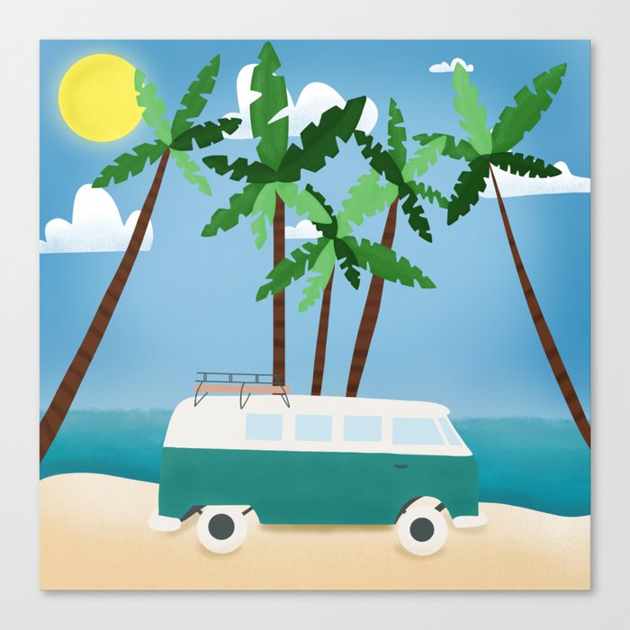 Summer Drive Canvas Print