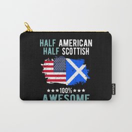 Half American Half Scottish Carry-All Pouch