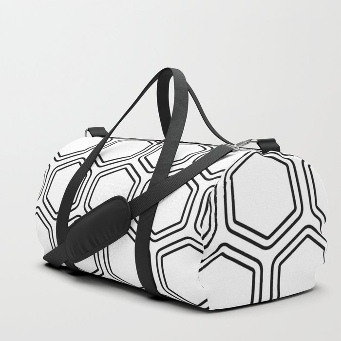 Hexagon Pattern Duffle Bag