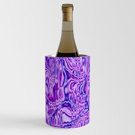 Funky purple liquid shapes Wine Chiller