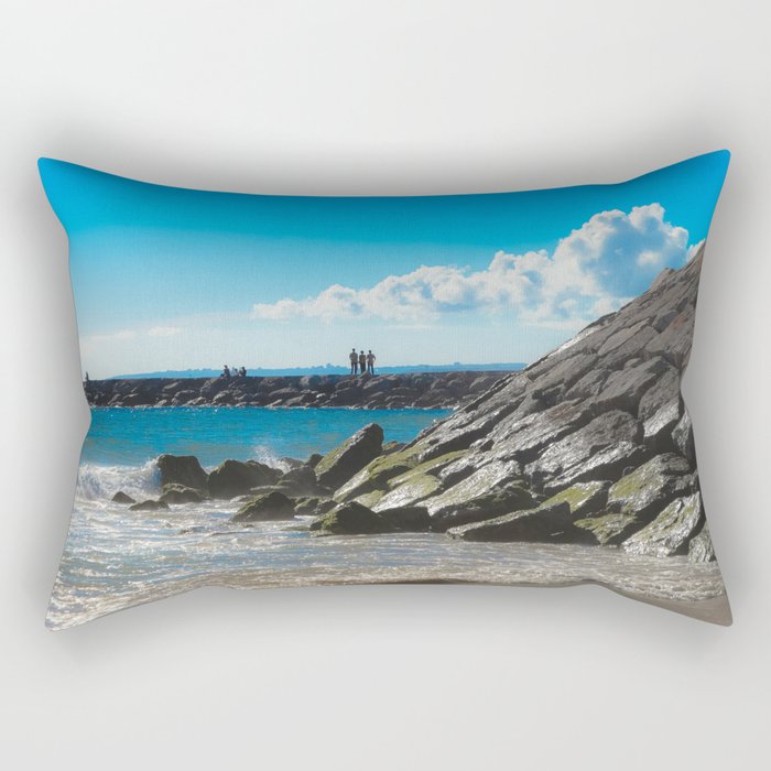 Caparica Beach Portugal Rectangular Pillow